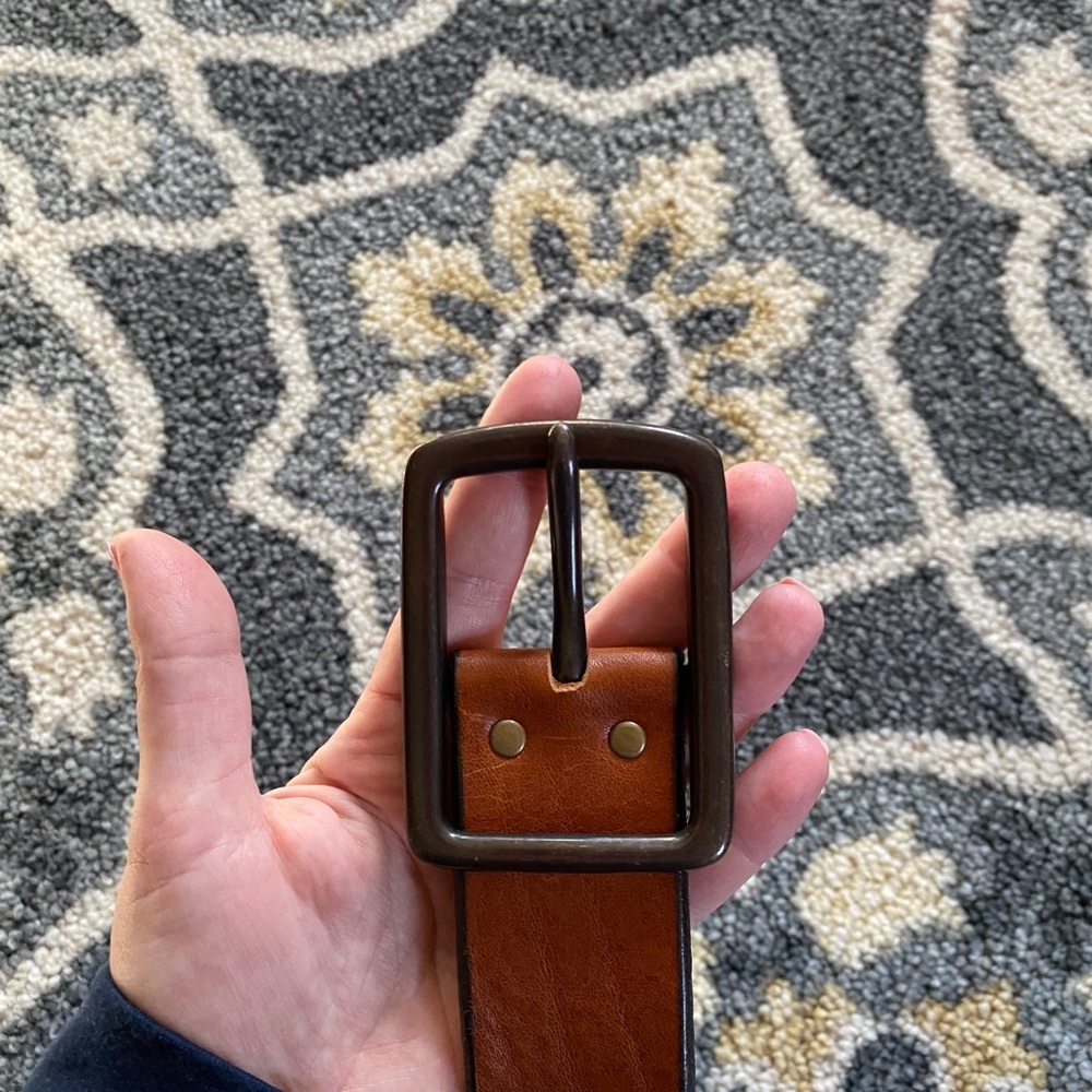 GORGEOUS brown leather belt - Picture 2 of 5